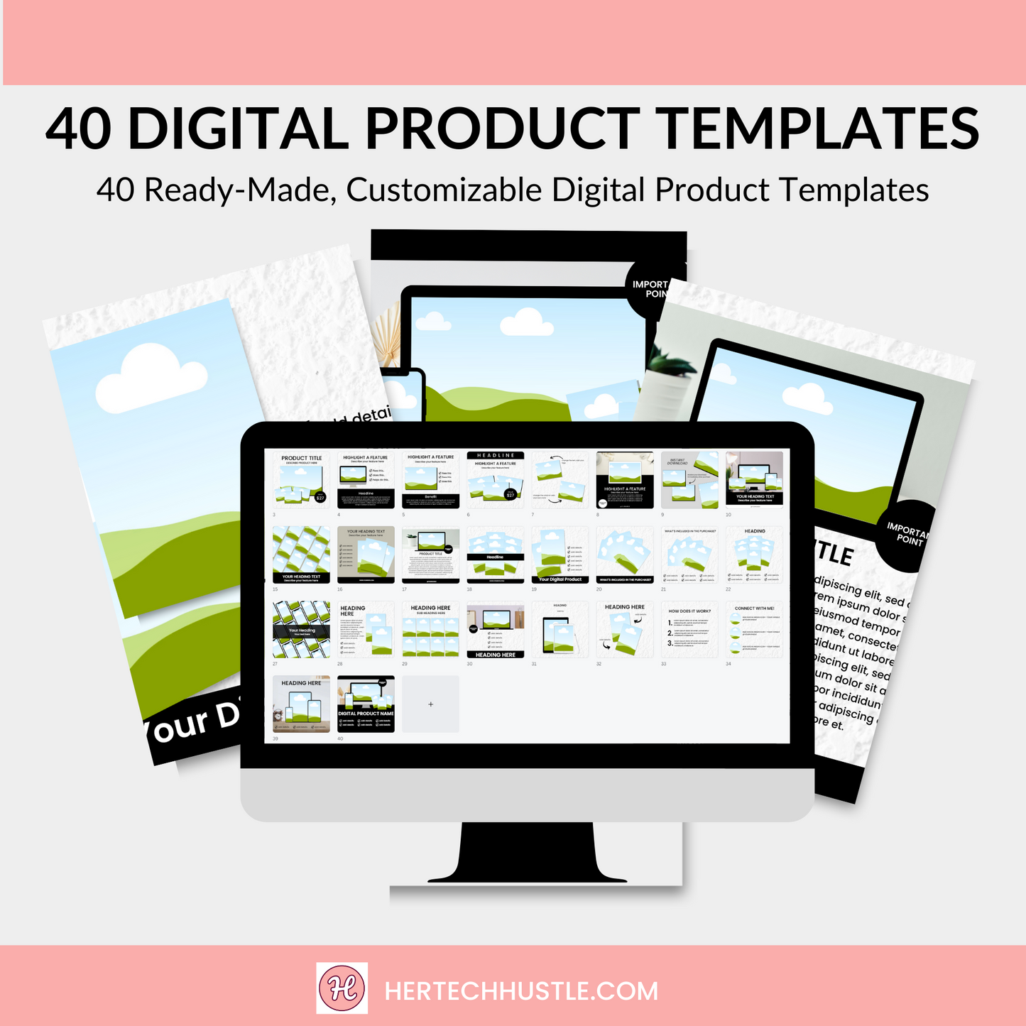 40 Done-For-You Digital Product Templates